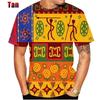 Summer Hot Sale 3D Print Africa Dashiki T Shirt For Men Plus Size Short-sleeved Round Neck Men's Tee Tops Streetwear Ropa Hombre