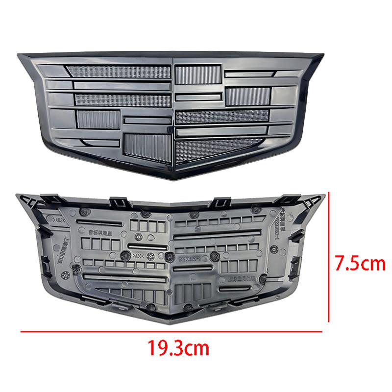 For Cadillac XT5 2016-2025 2PCS New Alloy Car Front Grille Emblem Rear Trunk Badge Stickers Decals Auto Modifiction Accessories