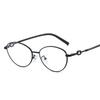 Korean Style Glasses for Women Cat Eye Shape Pearl Decoration Glasses Frames Y2K Stylish Decorative Glass
