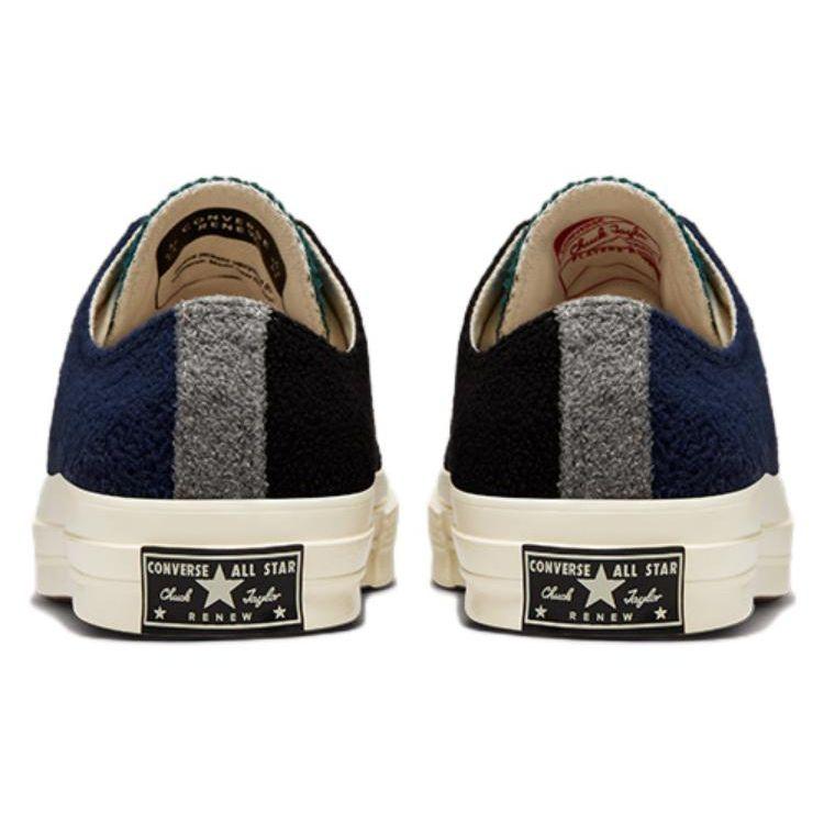 Converse Кеды Chuck 70 Low Beyond Retro Флис Черный Синий Зеленый 172268C