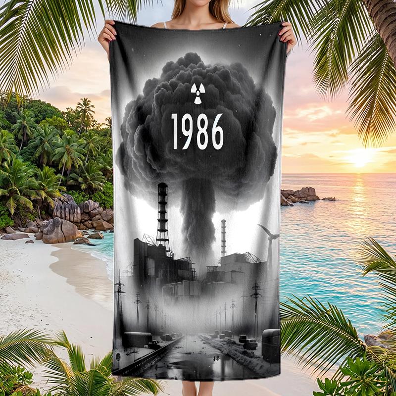 Chernobyl Fashion Beach Towel: Ideal for Summer Adventures Soft, absorbent and quick drying suitable for swimming and bathing