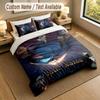 3Pcs Bedding Set Custom Name Text, 1 Sheet 2 Pillowcases Home Bed DecorLeague of Legends