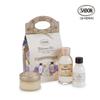 Welcome Kit Patchouli Lavender Vanilla (Shower Oil 100ml, Body Scrub 60g, Silky Body Milk 50ml)