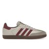 Adidas Samba OG Putty Grey Maroon Unisex Sneakers Gold-Metallic ID1482