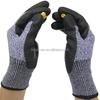 Precision-Crafted Men's Anti-Cut Gloves Snug-Fit Micro-Foam Nitrile Coating for Enhanced Durability and Comfort