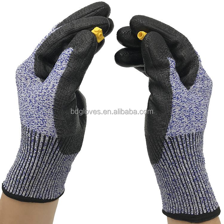 Precision-Crafted Men's Anti-Cut Gloves Snug-Fit Micro-Foam Nitrile Coating for Enhanced Durability and Comfort