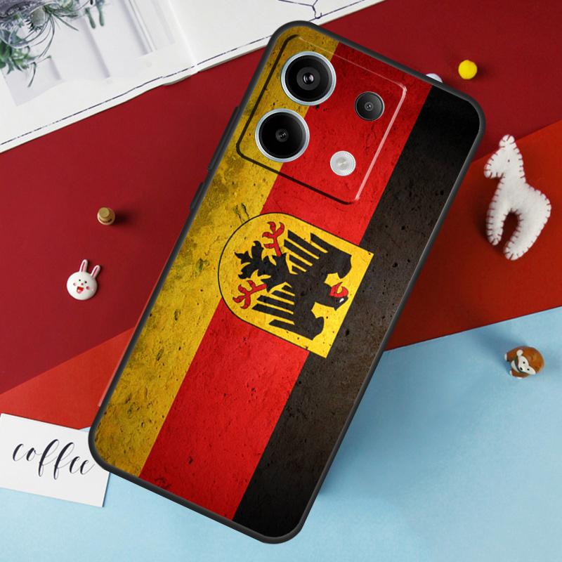 Чехол-баннер с флагом Германии для Xiaomi Redmi Note 14 13 Pro 12 11 10 15 Pro Plus Redmi 15 10C 12C 13C 14C 15C