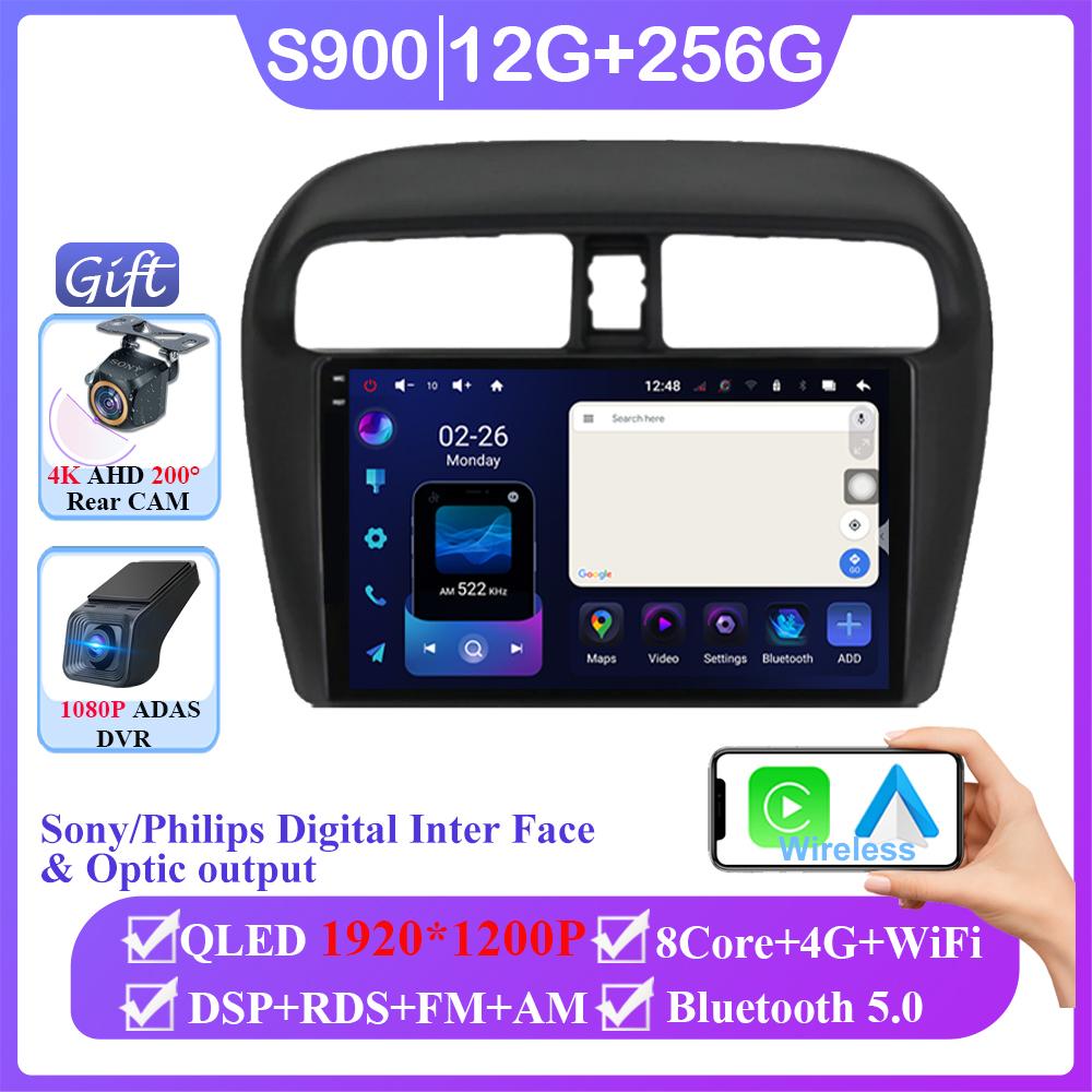 For Mitsubishi Mirage 6 Attrage 2012 2013 2014 2015 2016 2018 Android Auto Radio Player GPS Navigation Multimedia No 2din DVD