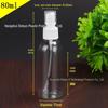 Transparent PET Plastic Spray Bottle - 30, 50, 100 Ml for Cosmetics, Perfume, and Alcohol.