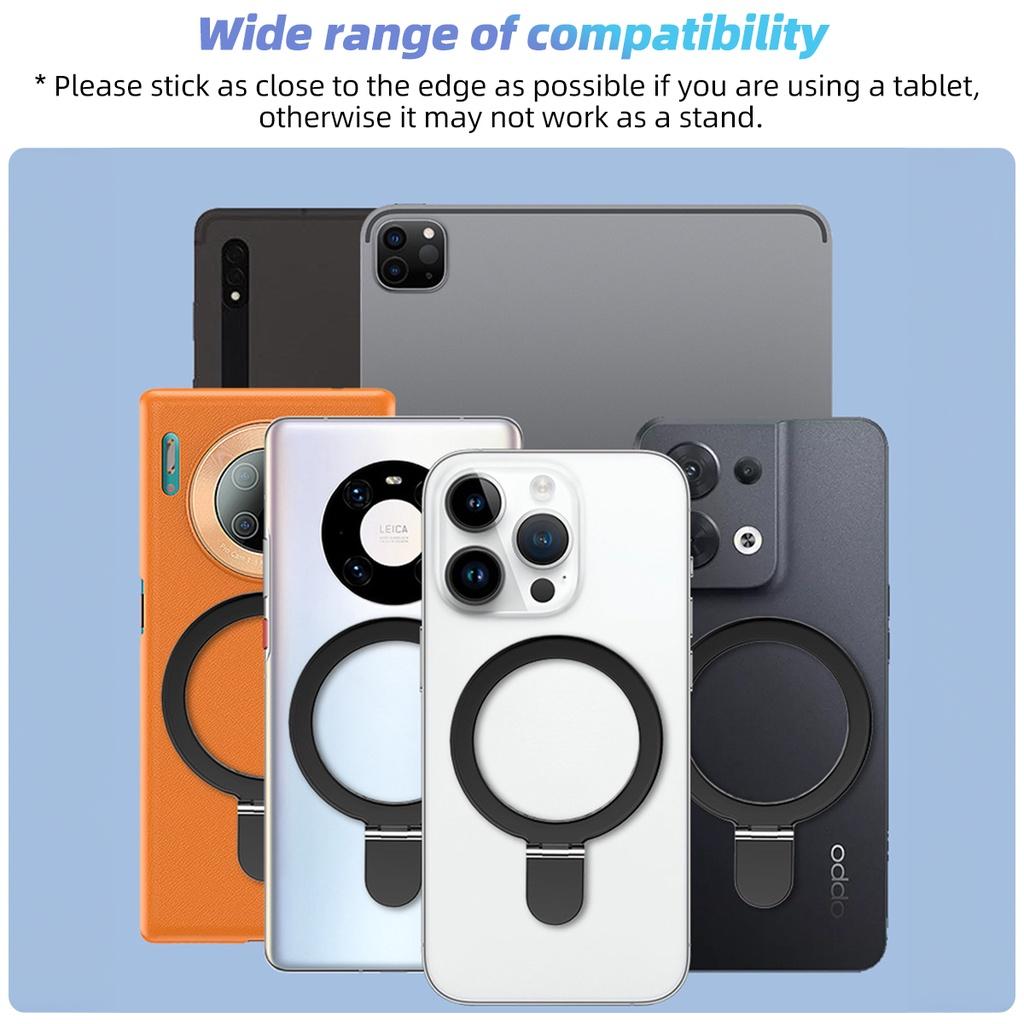 FONKEN Магнитное кольцо-наклейка-держатель мобильного телефона для Magsafe iPhone 14 13 Pro Max, металлическая пластина с беспроводной зарядкой, складной магнитный кронштейн