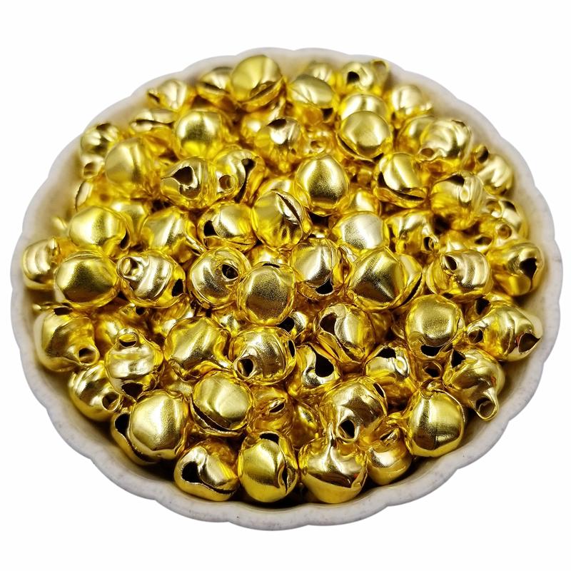 Творческий Craft DIY ювелирные аксессуары кулон DIY браслет ожерелье 6-12 мм железные колокольчики 10-50 шт подарочные подвески рождественские колокольчики