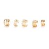 Fashion Gold Ear Clips Ear Cuff For Women Men Non-Piercing Fake Cartilage Earrings Clip Earrings Jewelry