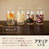 Aderia Retro Glass Tumbler [Medium / 200ml / 6 Assorted Designs] Comes In a Custom Kraft Box, Made In Japan