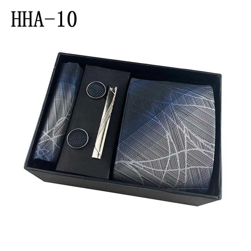 Cozy Up 5 Pieces Set Paisley Men's Tie Including Tie Square Cuff Tie Clip Gift Box