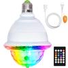 LETOUR Mirror Ball Stage Light Colorful LED Bulb Function with Remote Control Disco Light LED Magic Ball Stage Light RGB Laser Stage Light Light Base