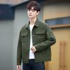 Men's Coat Spring and Autumn Trend Casual High Sense Ruffian Handsome Loose Men's Lapel Top Jacket