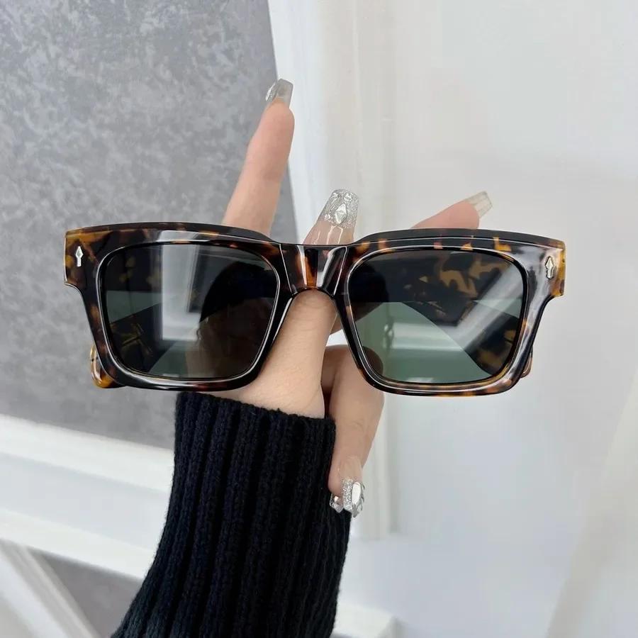 Designer Brand Square Sunglasses Women Men Colorful Cat Eye Frame Sun Glasses Female Mirror Colors Cool Fashion