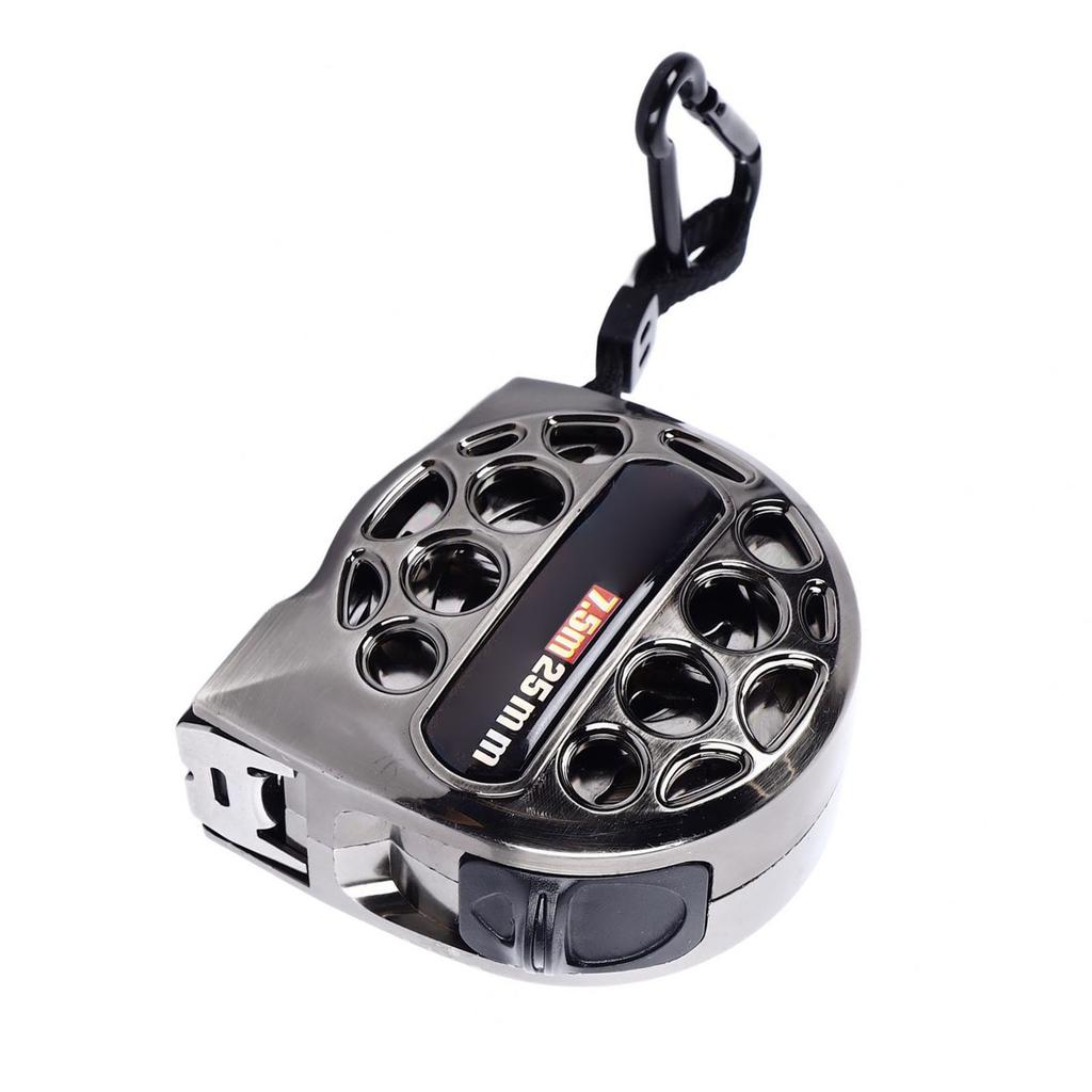 Полая стальная лента 25 футов Нержавеющая измерительная линейка с двухсторонней шкалой Водонепроницаемая Портативная