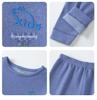 2025 Autumn/Winter Children's Double-Sided Brushed Wool Silk Warm Underwear Set for Boys and Girls