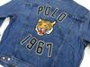 Джинсовая куртка POLO RALPH LAUREN с вышивкой, синяя, размер L, мужская, (Код товара 0101895)