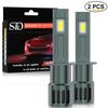 2Pcs H1 H3 LED Headlight Bulb 60W 20000LM 6500K H27 880 881 CSP for Car Mini Headlamp High Beam Light Auto Diode Fog Lamps 12V Automobile