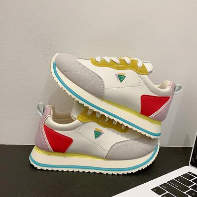 Осенние женские туфли на платформе, новые кроссовки на шнуровке для женщин, плоские туфли, повседневные кроссовки для женщин на открытом воздухе, Zapatos De Mujer