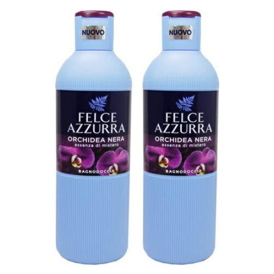 Гель для душа Felce Azzurra Черная Орхидея 650 мл (Набор из 2)