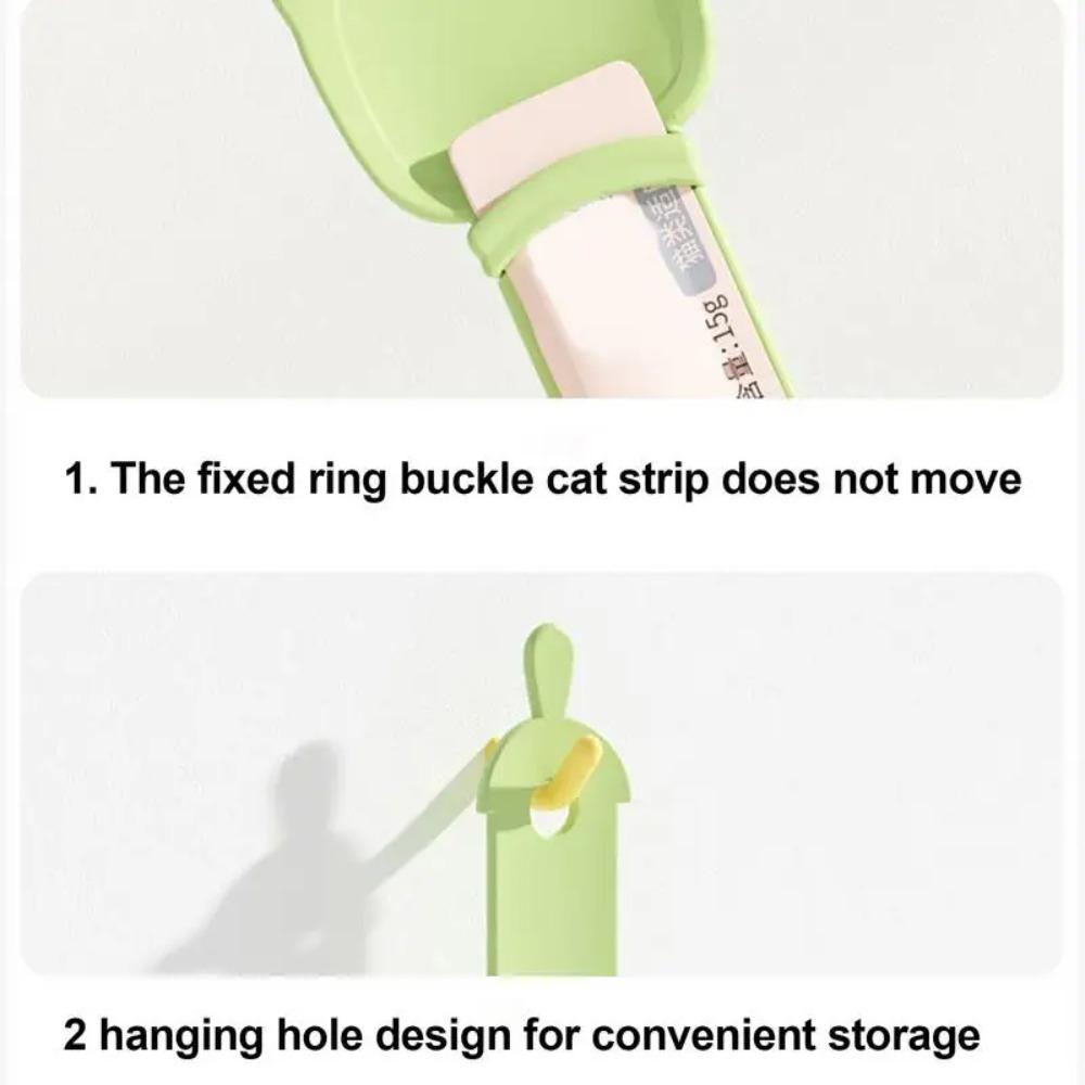 Lickable Cat Strip Squeeze Spoon Multifunctional Cat Snack Spoon Cat Strip Feeder Food Storage