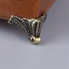 4PCS Decorative Antique Bronze Corner Protectors with Zinc Alloy Hardware Brackets for Jewelry Chests & Wooden Cases