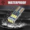 10 шт. Светодиодные лампы W5W T10 Canbus 9-SMD 12V 6000K Белый 194 168 Автомобильные внутренние купольные лампы, лампы для номерного знака, парковочные огни, автоматическая сигнальная лампа