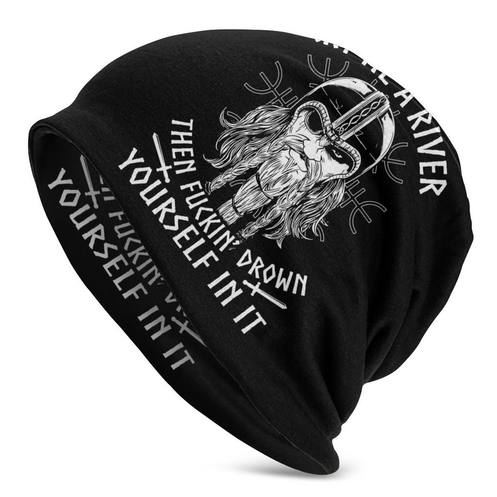 FENRIR LOKI'S SON Wolf Romantic Horror Film Viking Unisex Bonnet Winter Windproof Double Layer Hats For Unisex Women