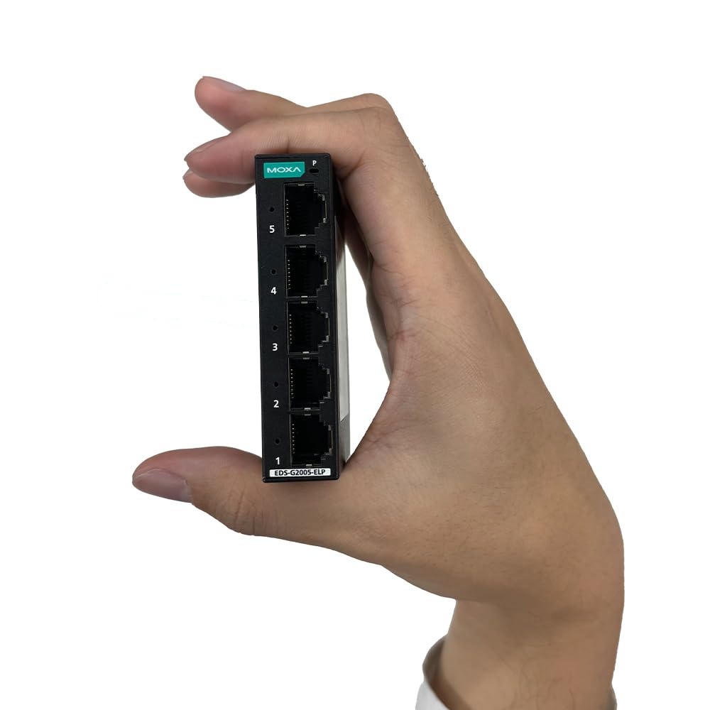 MOXA Unmanaged Ethernet Switch Compatible with Operating Temperature To Compact 5-port -10℃ 60℃ EDS-2005-EL