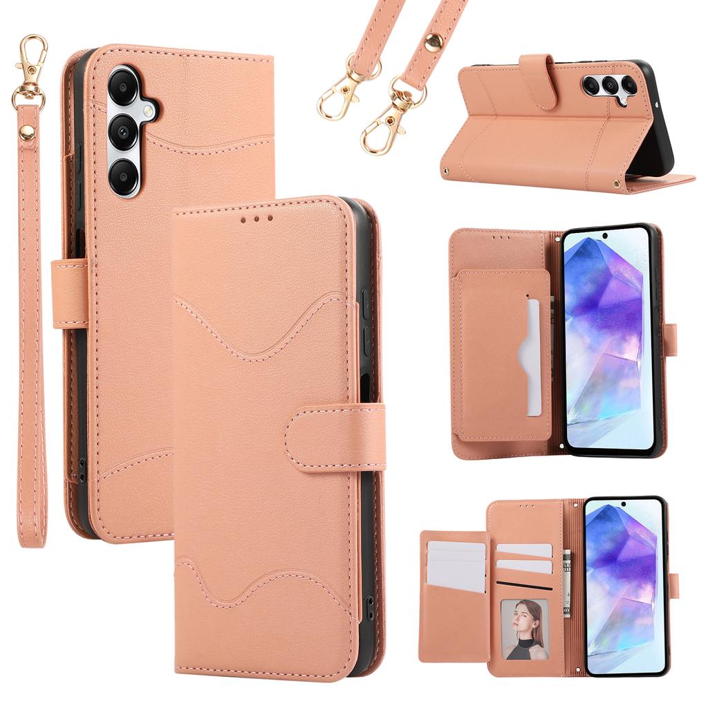 For Samsung Galaxy A15 5G/4G Leather Phone Case with Card Holder,Wallet,Straps Protective Flip Cover