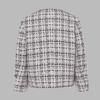 G·TENNA Women's Plaid Wool Blend Short Jacket SMR-B2106