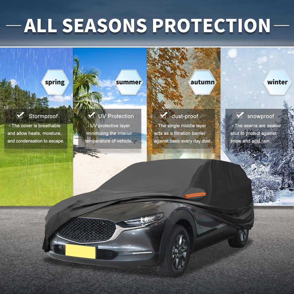 X AUTOHAUX CX30 Кузов Спанбонд Новая Водонепроницаемая Ткань Флис Поверхность Краски Дождь Автомобиль Град Ветер Веревка Сильный Ветер Сторона Ночная Безопасность Солнечный Ожог Замерзание