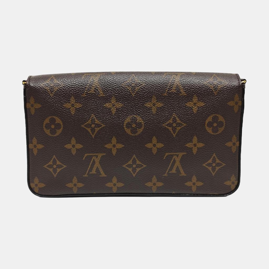 [Pre-Owned] Felicie Pochette Classic Monogram Coated Canvas And Leather Three-In-One Chain Bag - Very Good #1TMOXDJ