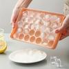 33-Cavity Round Silicone Ice Cube Tray for Making Clear Ice Balls & Spheres Beverages, Kitchen Use, Cocktail Ice Mold Stylish