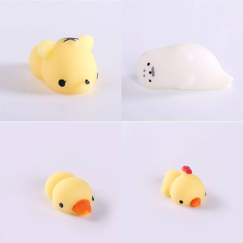 Mochi Funny Soft Animal Squeeze Stretch Compress Squishy Decompression Dolls Toy