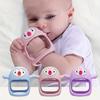 Never Drop Silicone Teething Toys for Babies Infant Hand Teether Pacifiers Breastfeeding Babies  Teethers Toy For New Born
