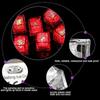 Light Up Ice Cubes,12pcs Multi Color Led Ice Cubes,reusable