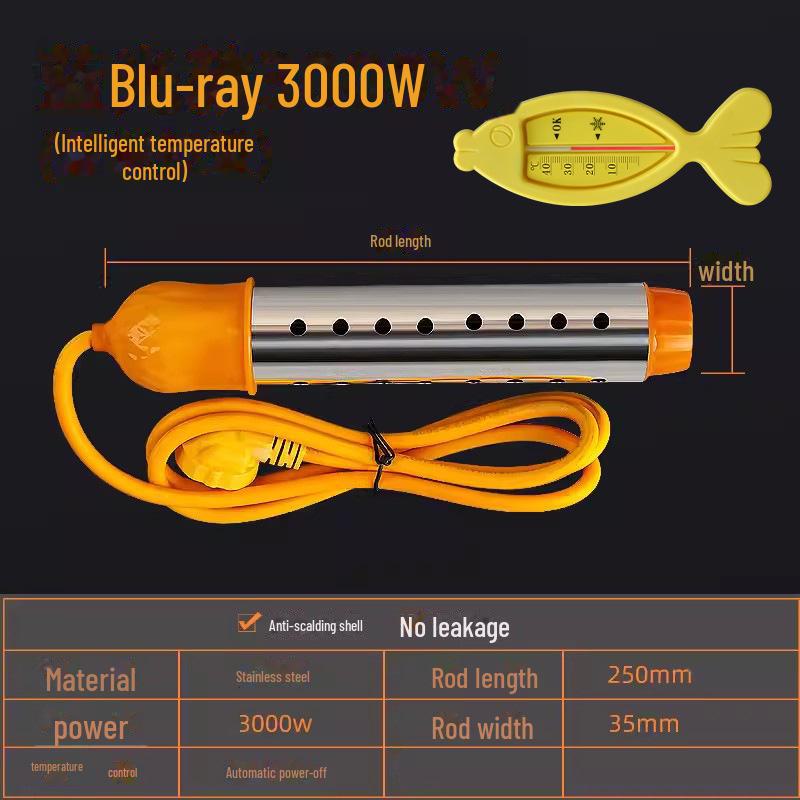 Электрический водонагреватель Quick Heat Auto-Off Anti-Scald для ванн
