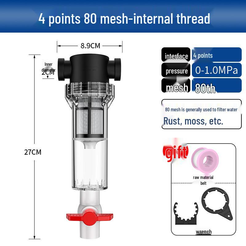 Large Capacity Fish Tank Pre-Filter and Waste Separator Pipeline