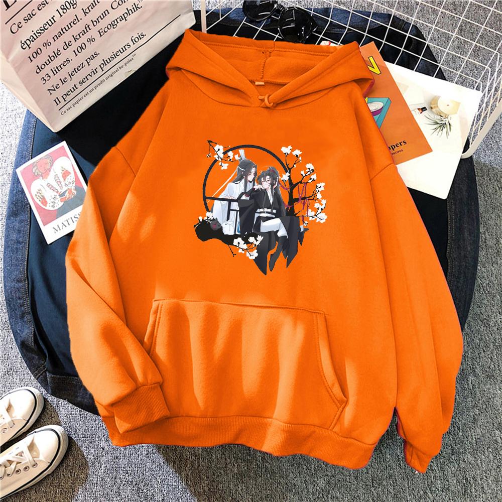 Anime Mo Dao Zu Shi Hoodie Streetwear Women The Untamed Lan WangJi Wei Wu Xian Print Hoodies Harajuku Itself Sweatshirt Moletom