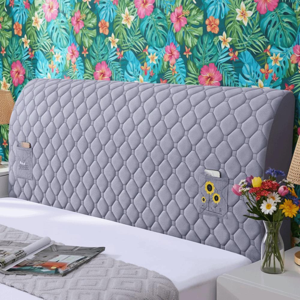 Утолщенный пылезащитный чехол Все включено Защита прикроватной спинки Чехол для изголовья Спальня