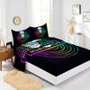 Four-Piece Mattress Digital Printing Mattress Protective Cover Bedding Skull Kit