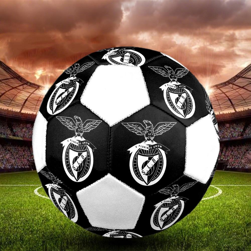 1 шт. Футбольный мяч S.L.Benfica размер 5 ПрагаМяч для мини-футбола Цветной Для всех возрастов Машинная строчка ПВХ Готов к соревнованиям Прочный Высокий отскок