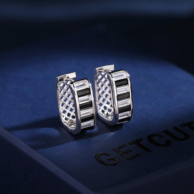 Летние модные геометрические серьги для женщин, французские темпераментные милые массивные ювелирные изделия, дизайнерские серьги