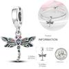 Fashion Trend 925 Silver Travel Airplane Dangle Charms Fit Original  Charm Bracelet DIY Sunflower Butterfly Bead