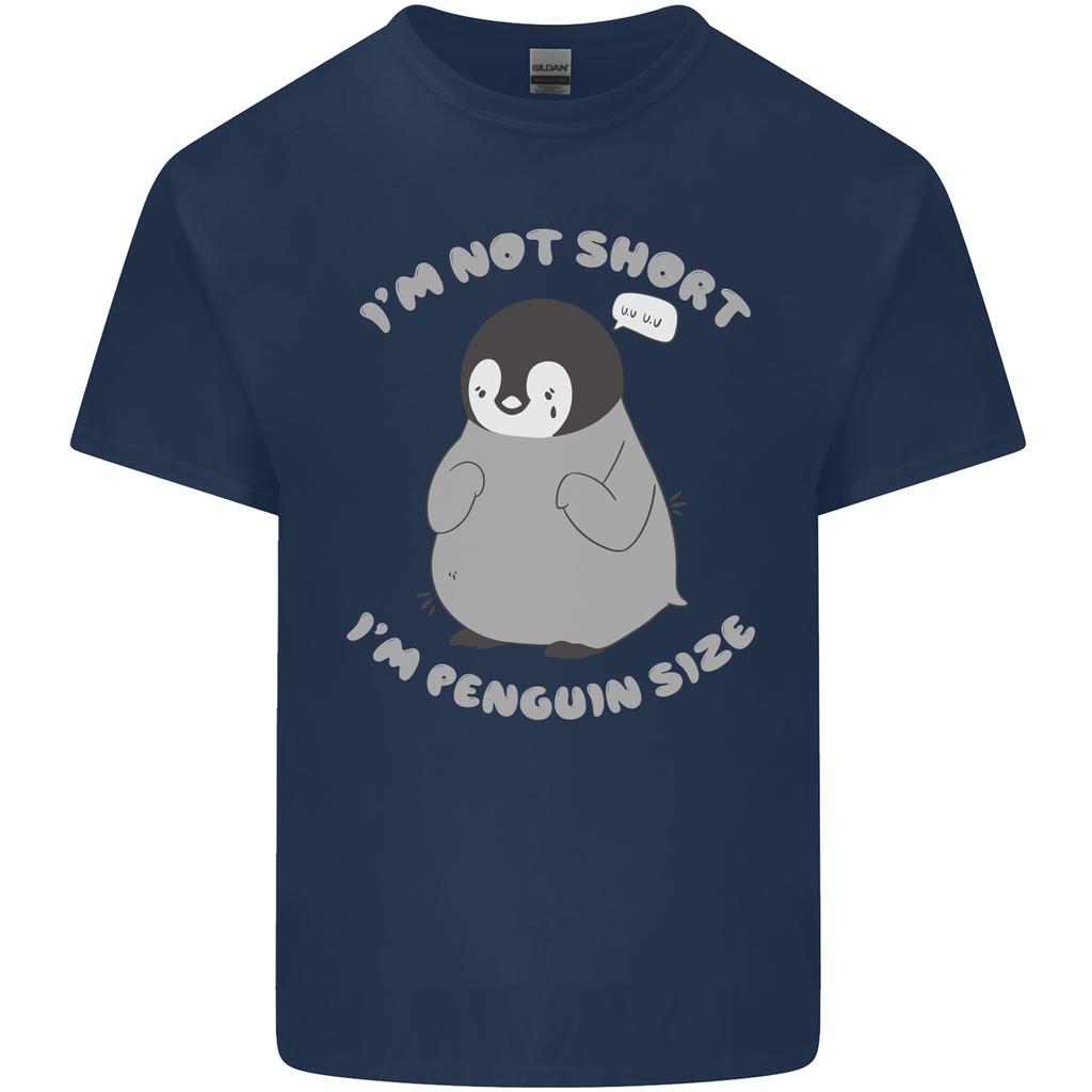 Im Not Short Im Penguine Size Funny Unisexs Light Cotton TShirt