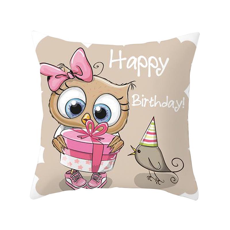 Сова Животное Скандинавский Принт Наволочка Диван Автомобиль Наволочка Чехол для Подушки